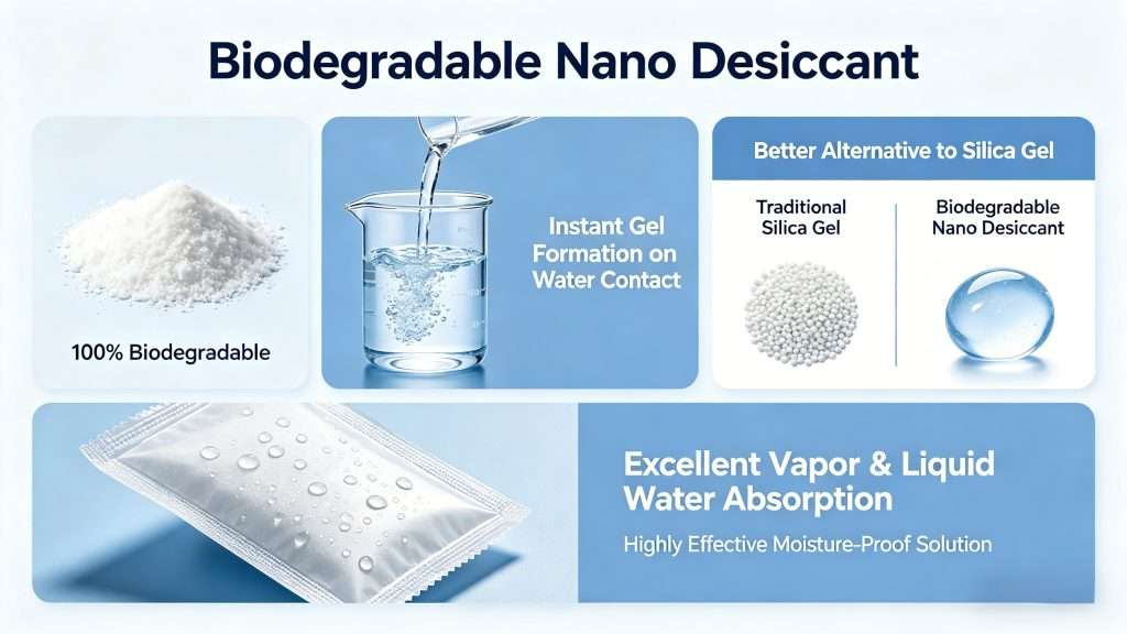biodegradable nano desiccant simeda