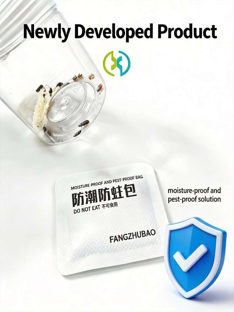 Say goodbye to moths and moisture! Our newly developed 2-in-1 Protection desiccant bag